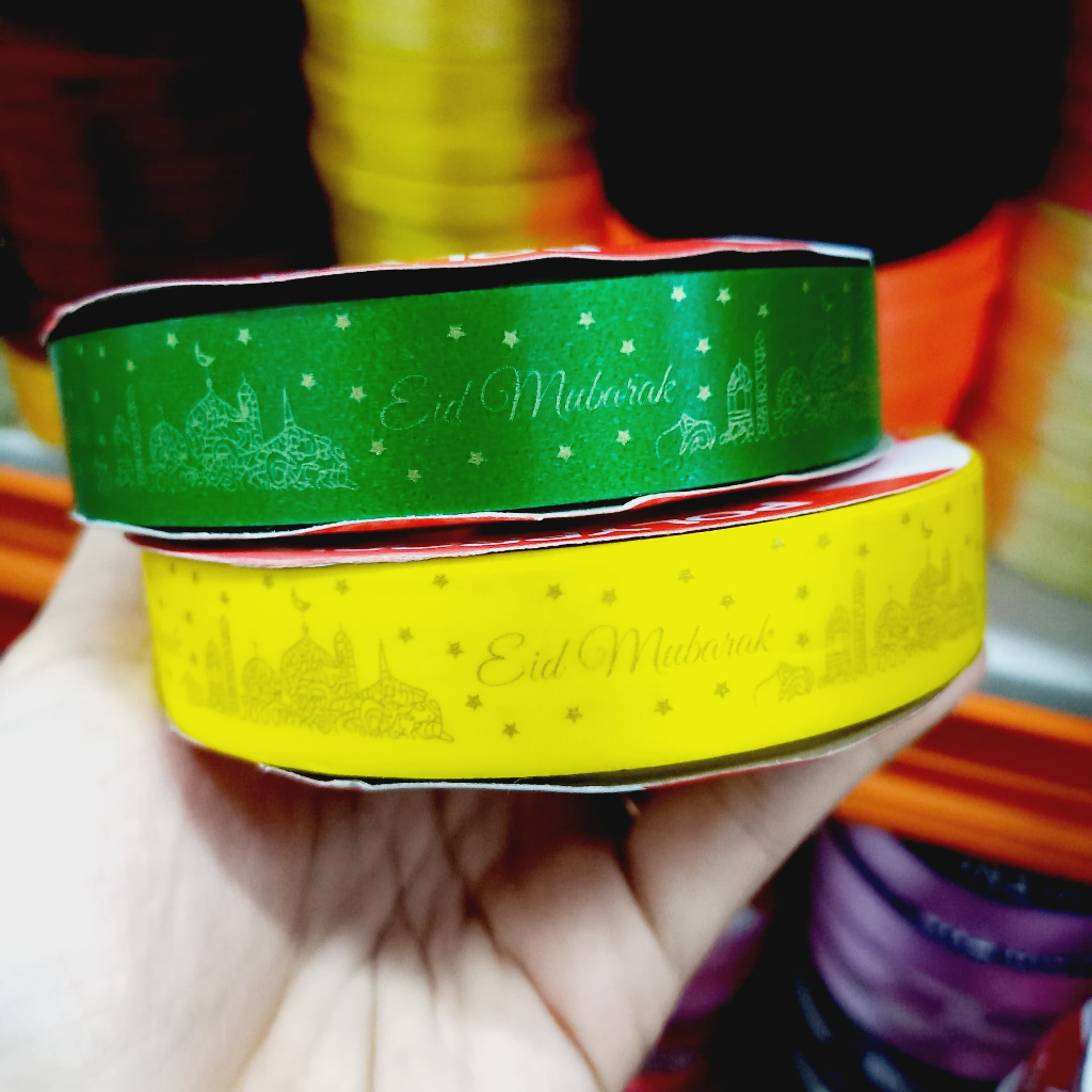

Pita Kado Idul Fitri Pita Kertas Hiasan Hampers Pita Lebar 2 cm Dijual Roll