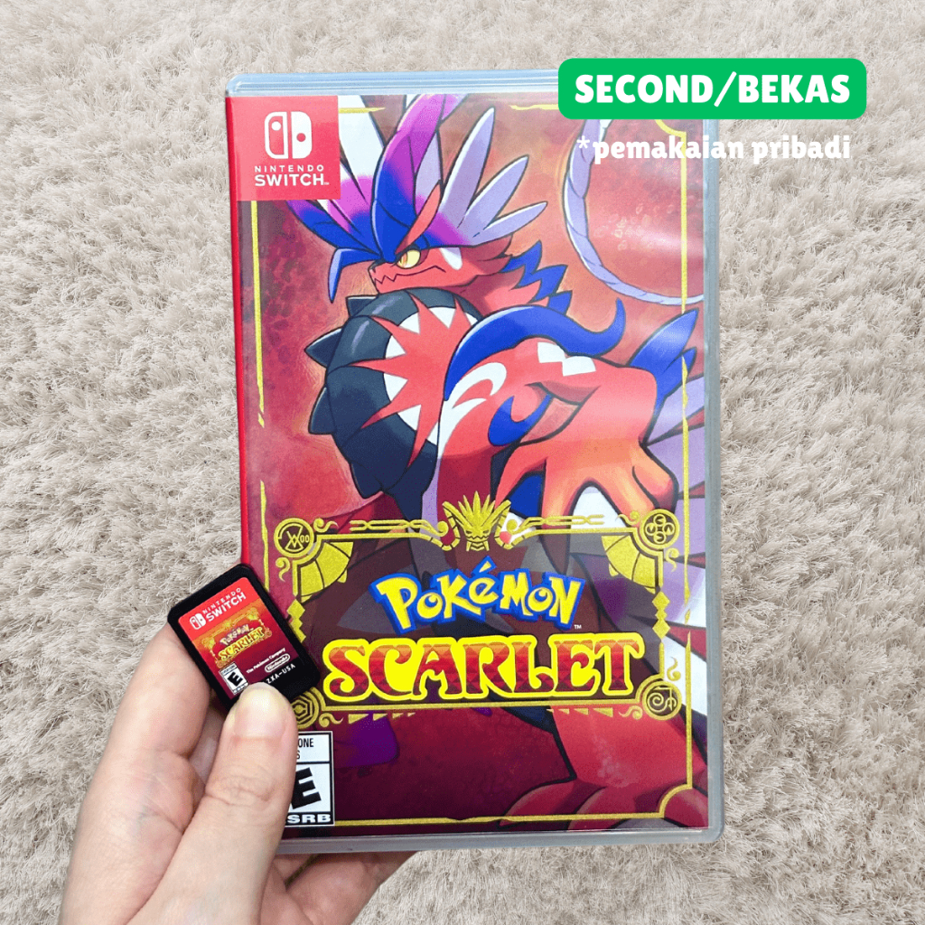NINTENDO SWITCH POKEMON SCARLET (SECOND/BEKAS) FULLBOX