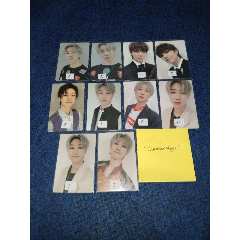 [BACA DESK] READYSTOCK PHOTOCARD OFFICIAL SEVENTEEN THE8 HAO MINGHAO SEVENTEEN 3RD ALBUM AN ODE VER 