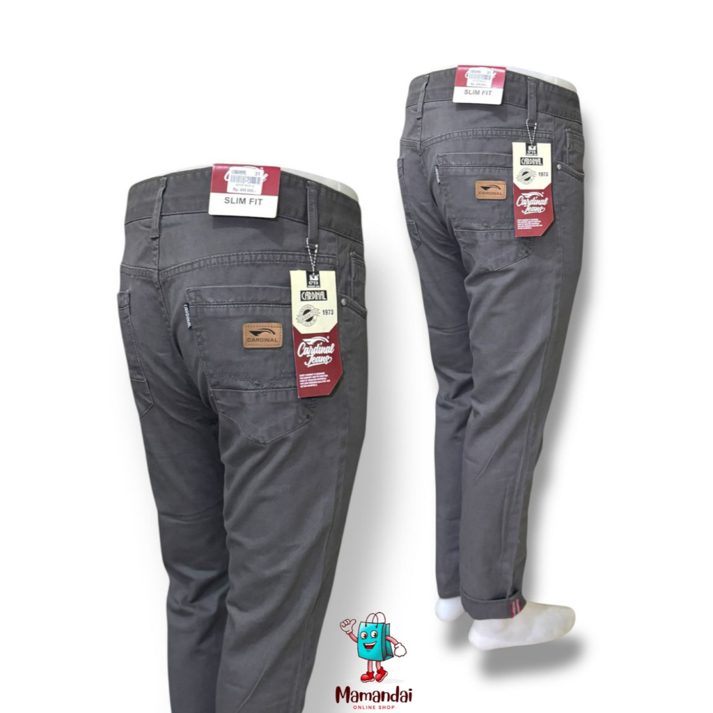 Celana Kanvas Cardinal Panjang Pria Katun