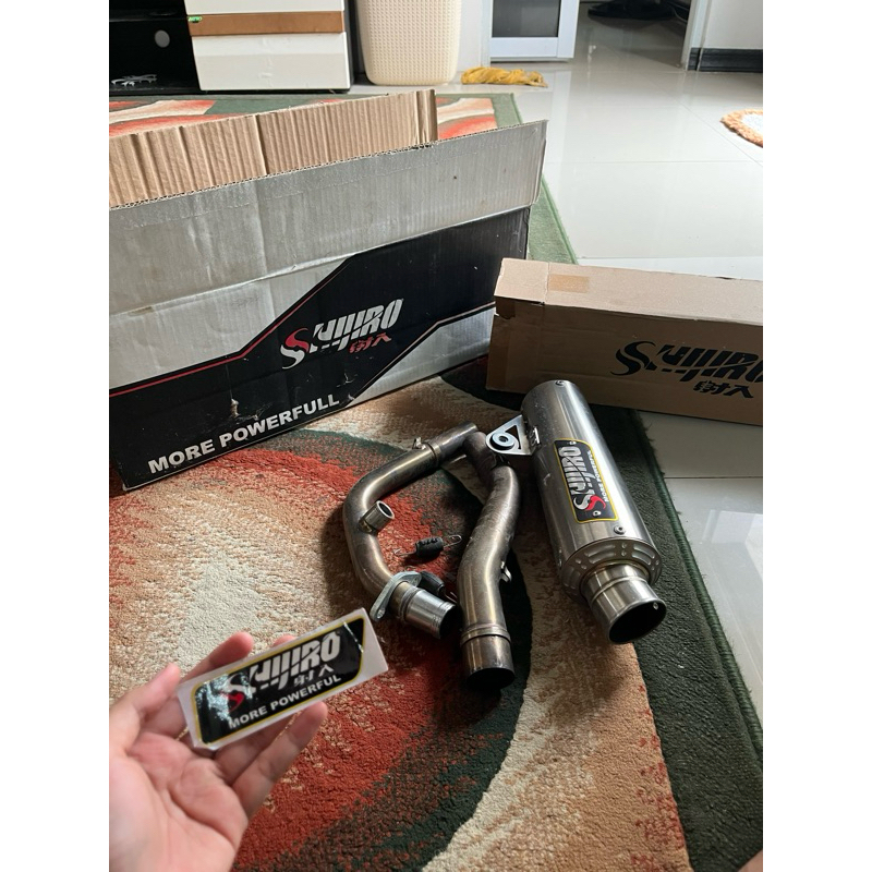 knalpot shijiro vespa  matic SOLD❌