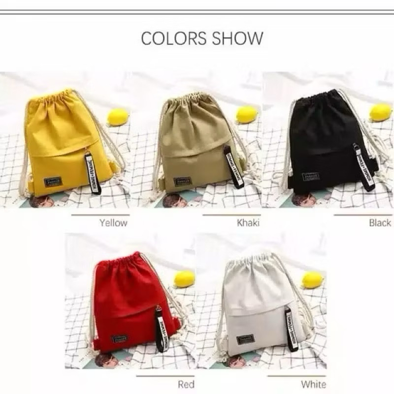 TAS RANSEL SERUT WANITA KOREA