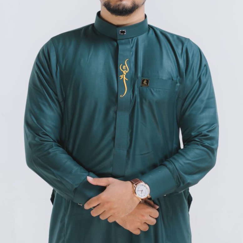 Best Seller D JUBAH THOBE 7 ELGHAZI ZAFIQ TTON GAMIS PRIA SLIMFIT JUBAH KEKINIAN BORDIR DADA REGULER