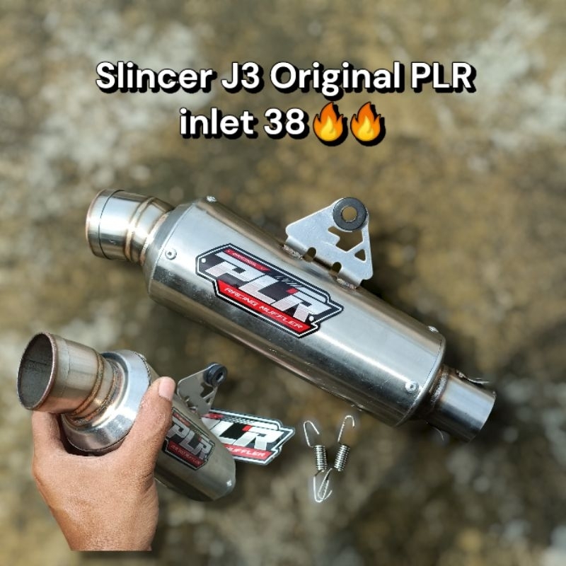SLINCER KNALPOT J3 PLR INLET 38 ORIGINAL PLR
