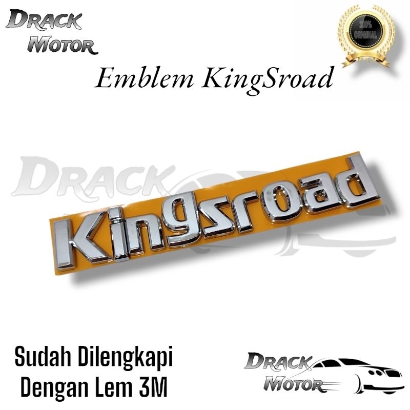 Emblem Tulisan Kingsroad Chrome Original Bagasi Belakang Nissan Terrano Kingsroad