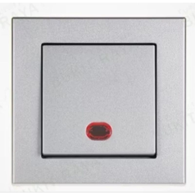 Broco Plano Silver Saklar engkel lampu E16c-99