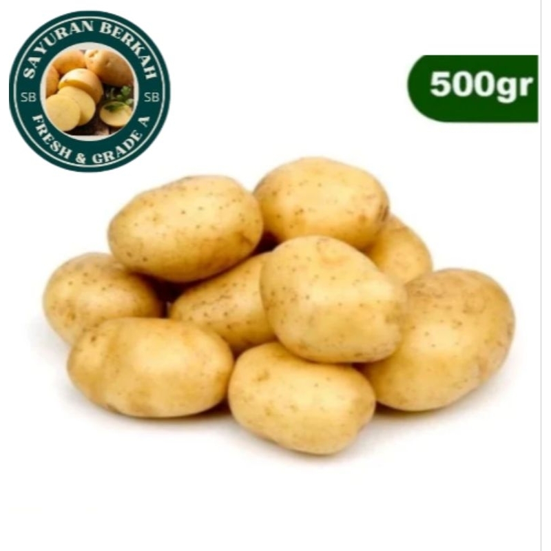 

500Gr Kentang super Grade A++ Kentang Bahan dapur sayuran