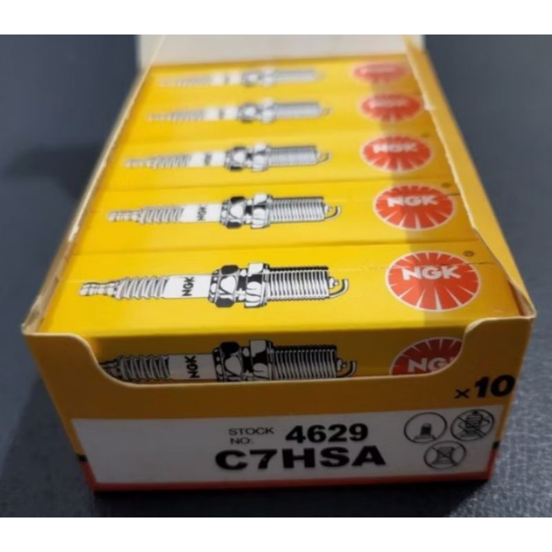Busi Pendek NGK C7HSA busi motor Honda Yamaha Suzuki Grand Jupiter Vega R