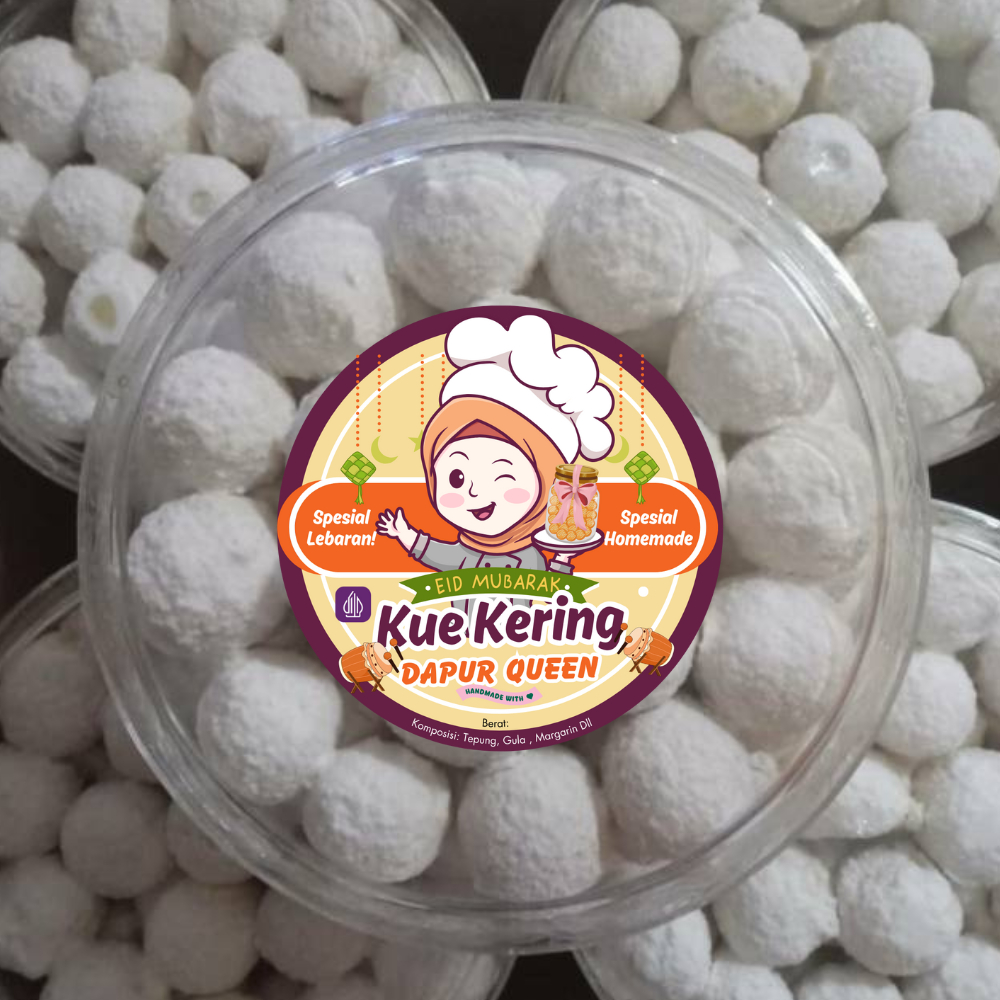 

Jual Kue Bola Salju - Terlaris!! Isi 250 Gram ( 1/4 Kg ) - Kue Lebaran 100% Homemade