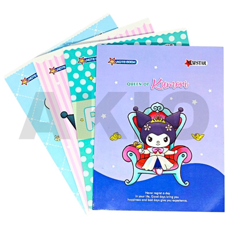 

Buku Tulis Sekolah Aesthetic 32 Lembar Anak TK SD PAUD Karakter KUROMI CINNAMOROLL Pack A5 Glossy Lucu NEWSTAR BT32 2545