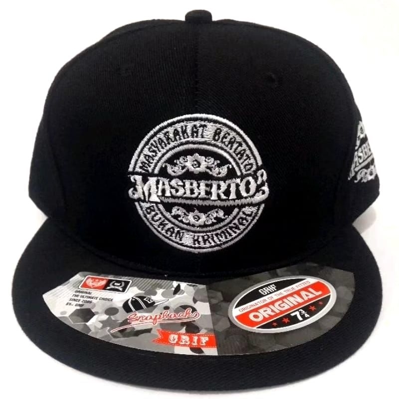 TOPI SNAPBACK MASBERTO // TOPI MASBERTO PREMIUM