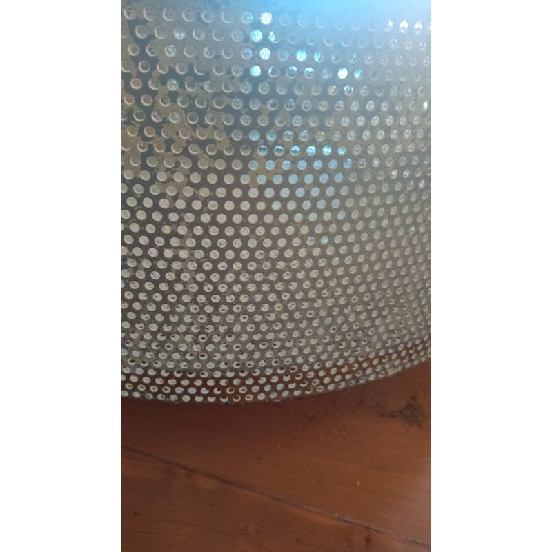 60x25cm plat lubang stainless 304 tebal 1,2mm lubang 3mm