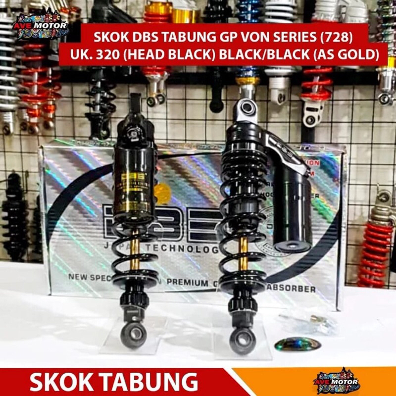 aj_motor87 // SHOCKBREAKER SHOCK BELAKANG TABUNG DBS 728 VON SERIES DOUBLE KLIK SKOK TABUNG DBS