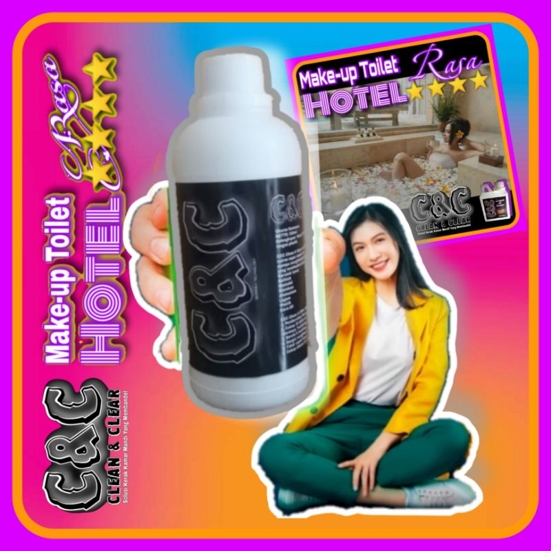 C&C Pembersih kerak keramik kamar mandi makeup toilet cleaner