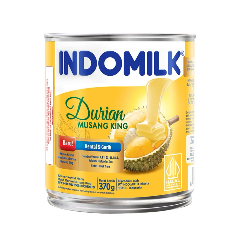 

Indomilk Krimer Kental Manis Durian Musang King 370 gram