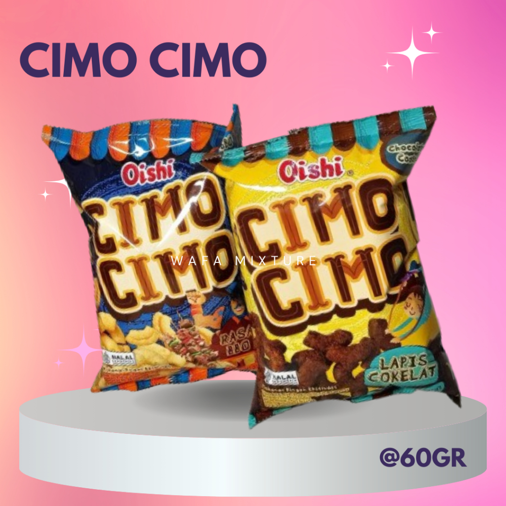 

Oishi CIMO CIMO lapis coklat / BBQ 60GR teman nongkrong