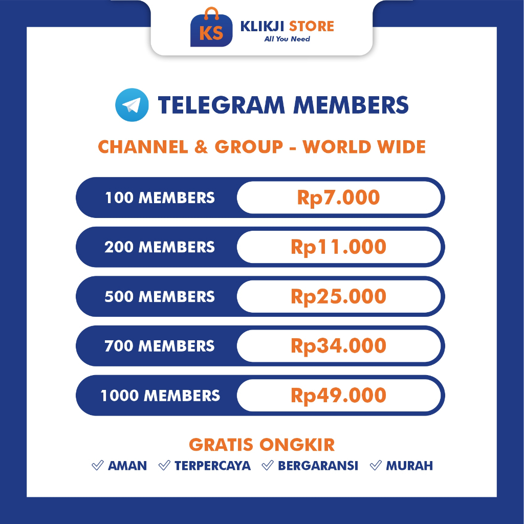 TELEGRAM MEMBERS - CHANNEL & GROUP - WORLD WIDE - REAL BERGARANSI