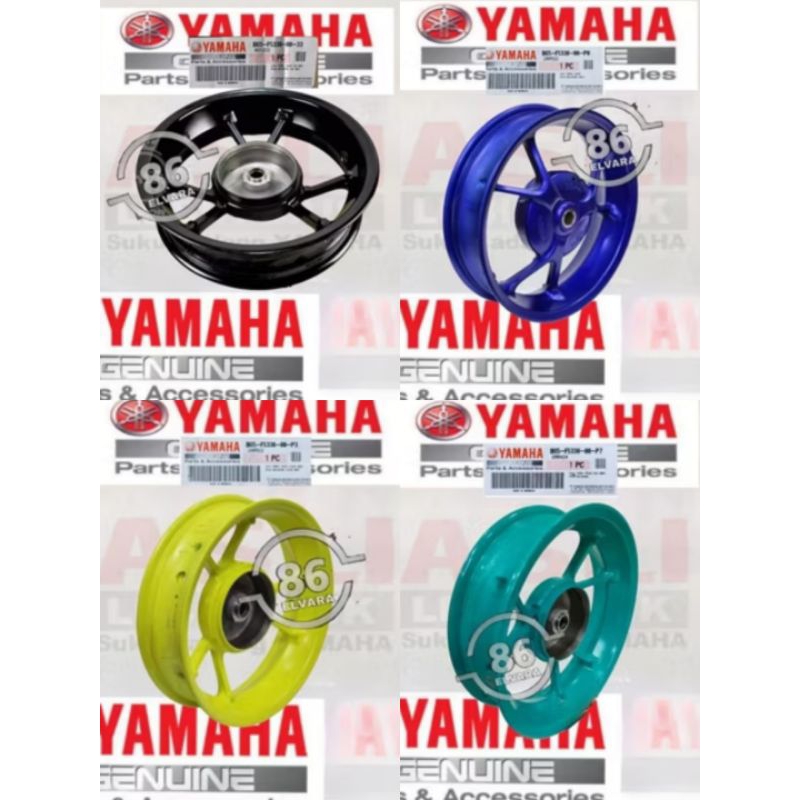 VELG BELAKANG YAMAHA AEROX 155 OLD NEW AEROX 155 CONNECTED ORIGINAL B65-F5338-00