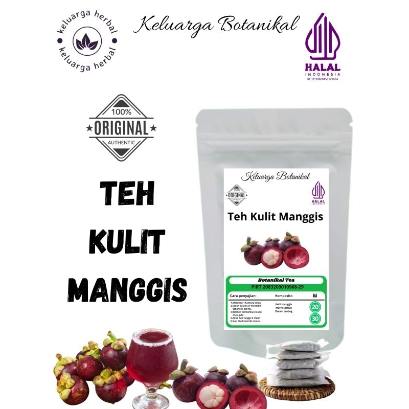 

KELUARGA HERBAL:TEH KULIT MANGGIS°TEH BUAH MANGGIS LEAF TEA ISI 30 TEABAG TISANE