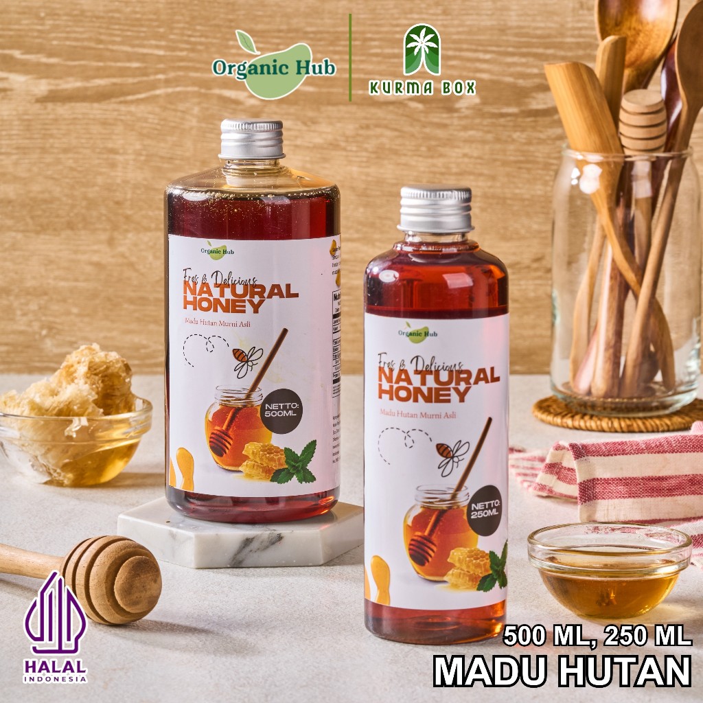 

Organic Hub Paket Madu Hutan 750ml Murni Tanpa Campuran 100% Asli Hutan Kalimantan KLM