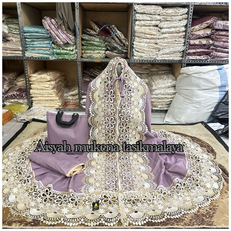 MUKENA AZWA RENDA FULL SEROJA