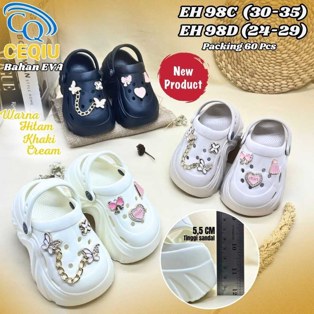 Sandal Baim Sandal Anak Fashion murah  UK 24-35 | EH 98CD | Sandal CEQIU