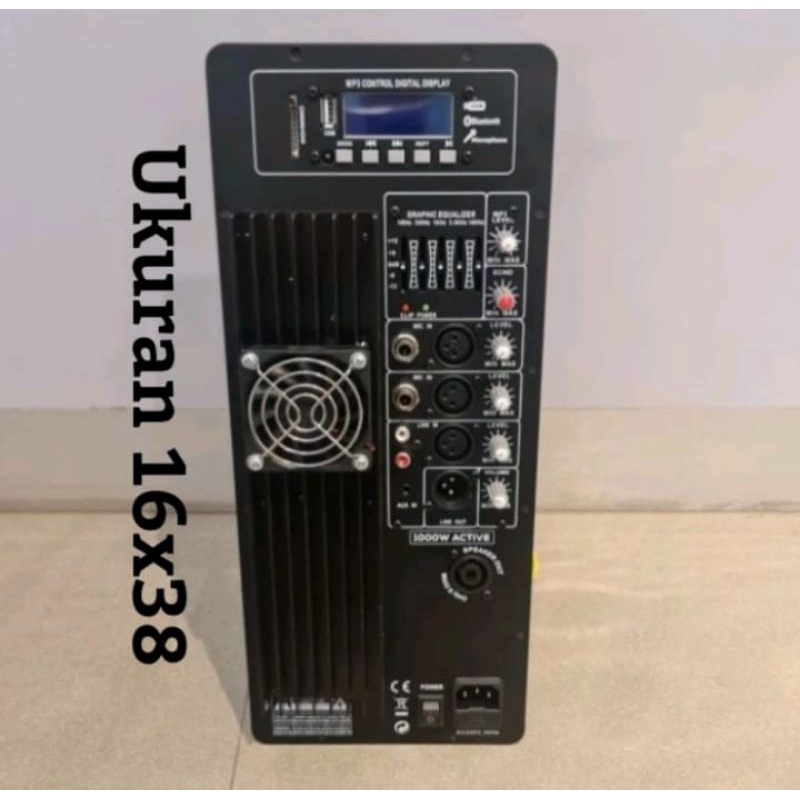 Power kit Mesin Speaker Aktif Audio Seven AS 800 EQ Display Bluetooth USB Original