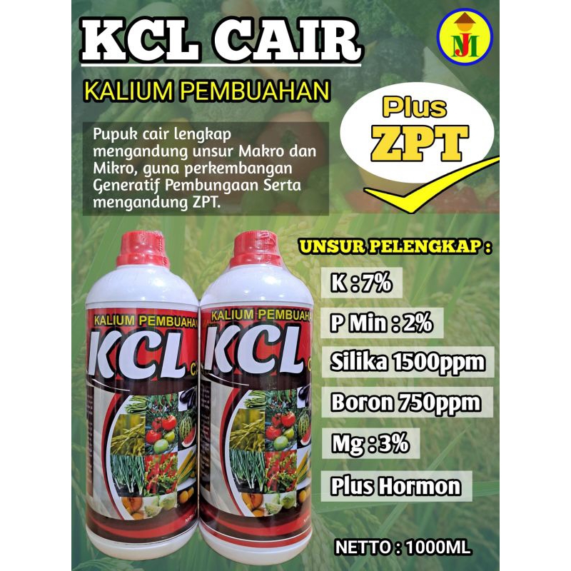 KCL CAIR 1L Kalium cair pembuahan
