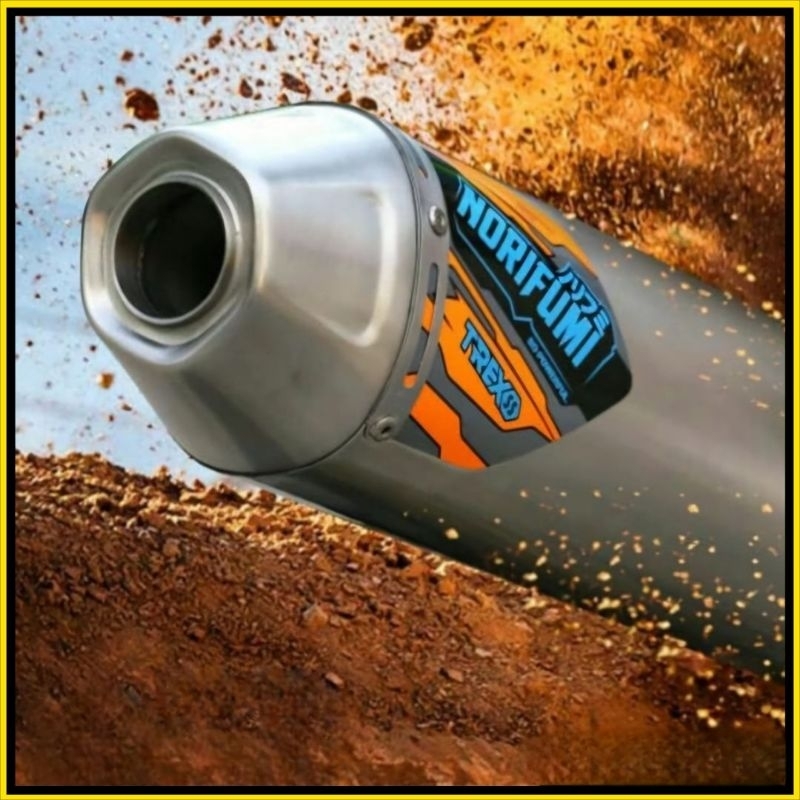 KNALPOT NORIFUMI TREX SS PNP KLX 150/BF CRF 150L D-TRACKER YAMAHA WR155