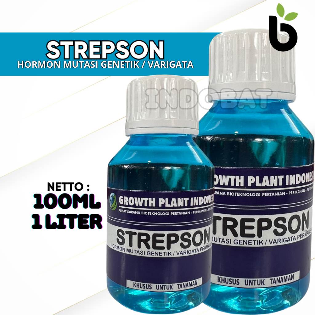 STREPSON Hormon Mutasi Geneteik Varigeta Permanen Untuk Daun Tanaman