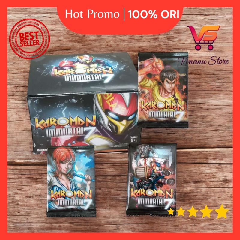KAROMAN 7 IMMORTAL victory terbaru mainan kartu puzzle 3d dr toy paket 10 pcs limited