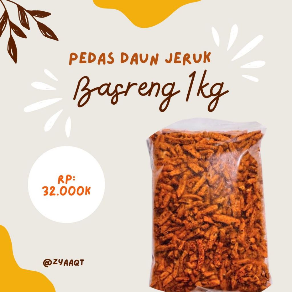 

basreng keripik stik pedas daun jeruk / baso goreng keripik viral 1kg