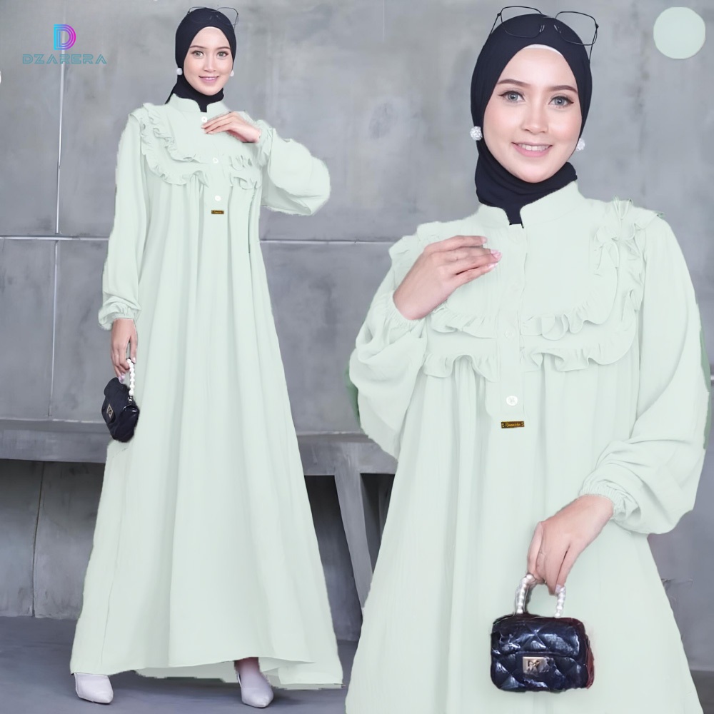 Gamis Crinkle Mikasa Dress Jumbo Terbaru