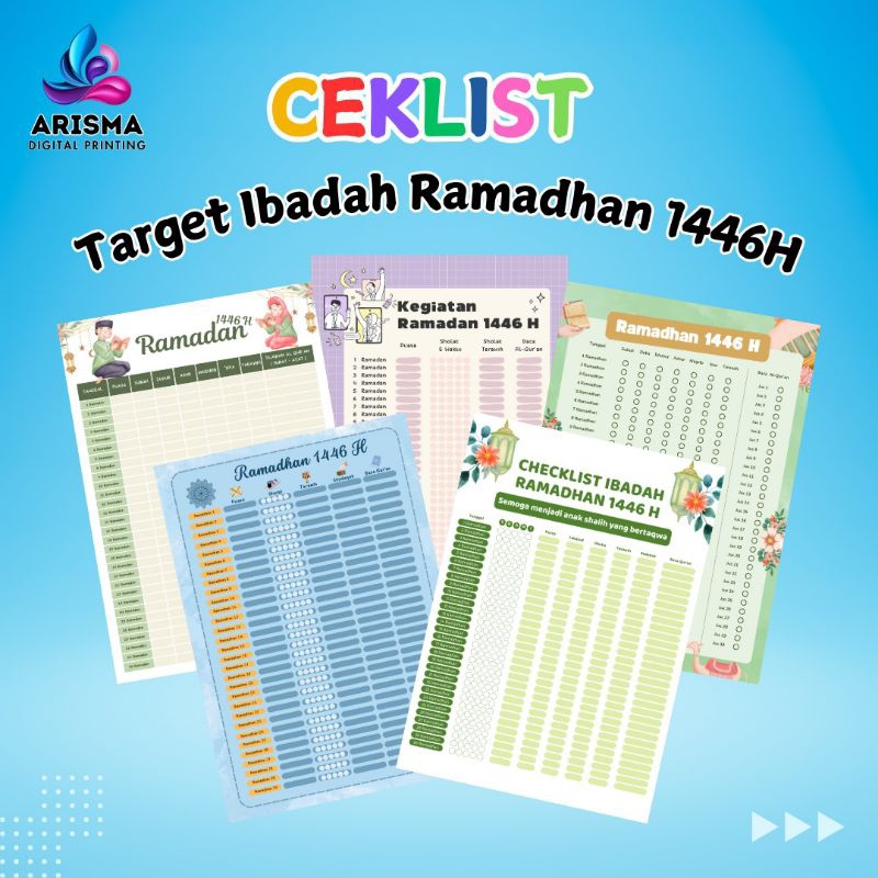 

KERTAS CHECKLIST TARGET IBADAH RAMADHAN 1446 H – PANTAU IBADAHMU SELAMA 1 BULAN