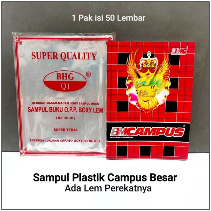 

MRH1 1 Pak Sampul Buku Plastik Isi 50 Lembar BHG