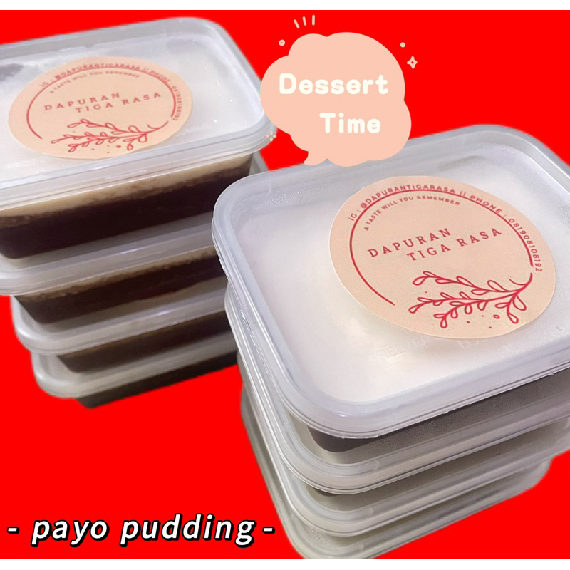 

payo pudding coklat dengan krim cheese