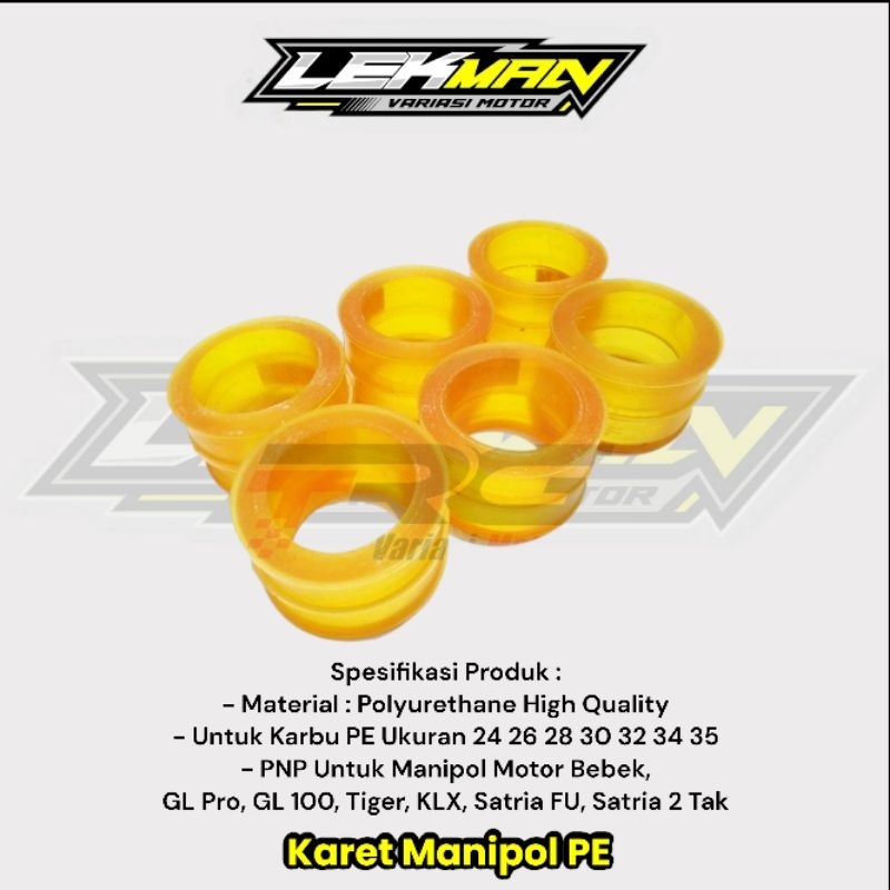 Karet Manipol PE 28 Karet Manipol PE 26 Karet Manipol PE 24 Bahan Polyurethane High Quality Variasi 