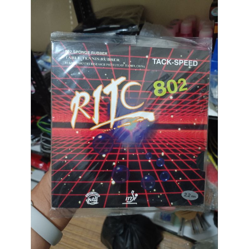 KARET BAT TENIS MEJA BINTIK FRIENDSHIP RITC 802 TACK SPEED