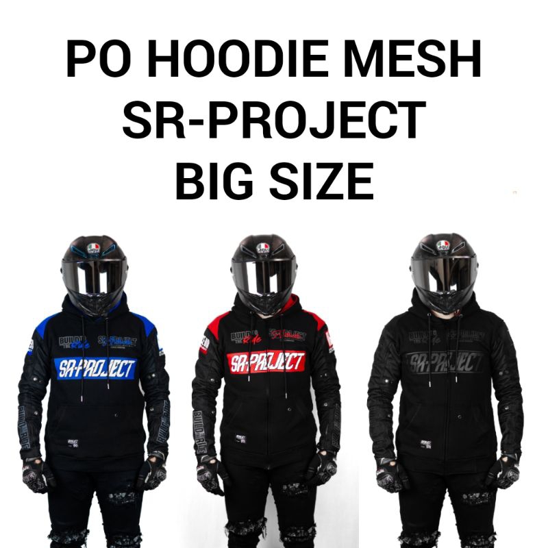 PO HOODIE MESH SR-PROJECT BIGSIZE