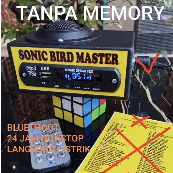 MASTERAN BURUNG TANPA MEMORY SONIC BIRD MASTER