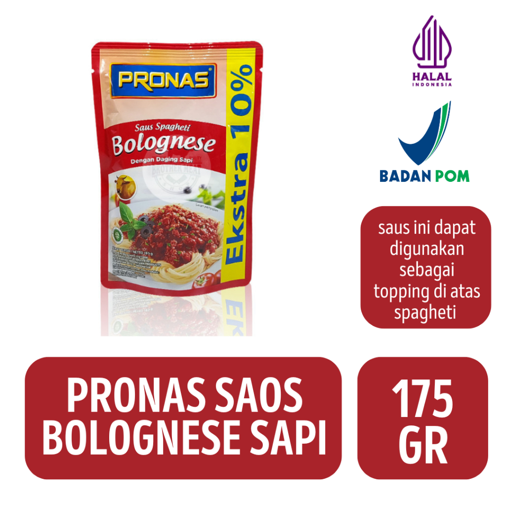 

Pronas Saus Bolognes Sapi [175GR]