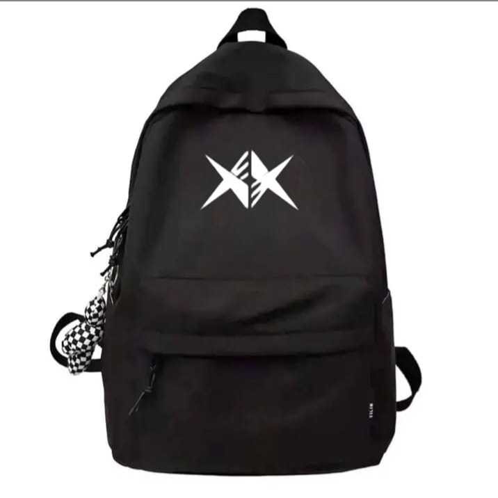 COD Ransel XR Wanita Pria Tas Sekolah Warna Hitam Tas Sekolah SMA SMP