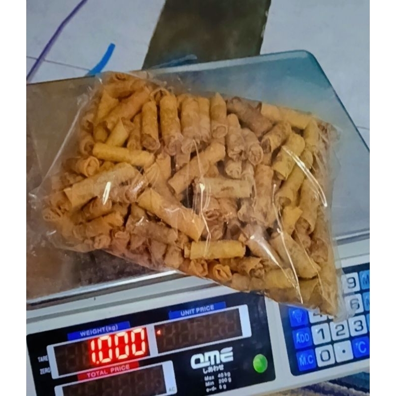 

sumpia rasa udang asli gurih renyah terasa udangnya 500g-1kilo