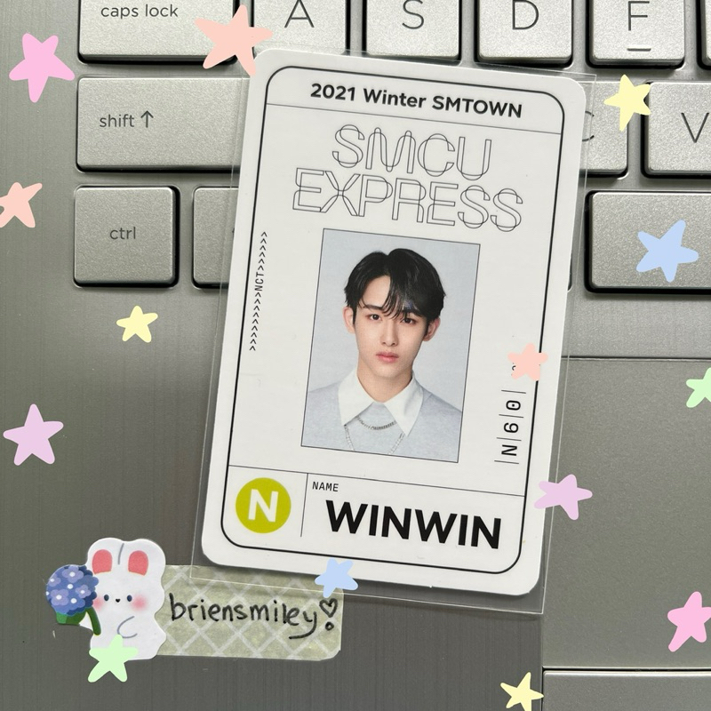 Winwin nct wayv winter sm town : smcu express daytime passcard version official pc photocard