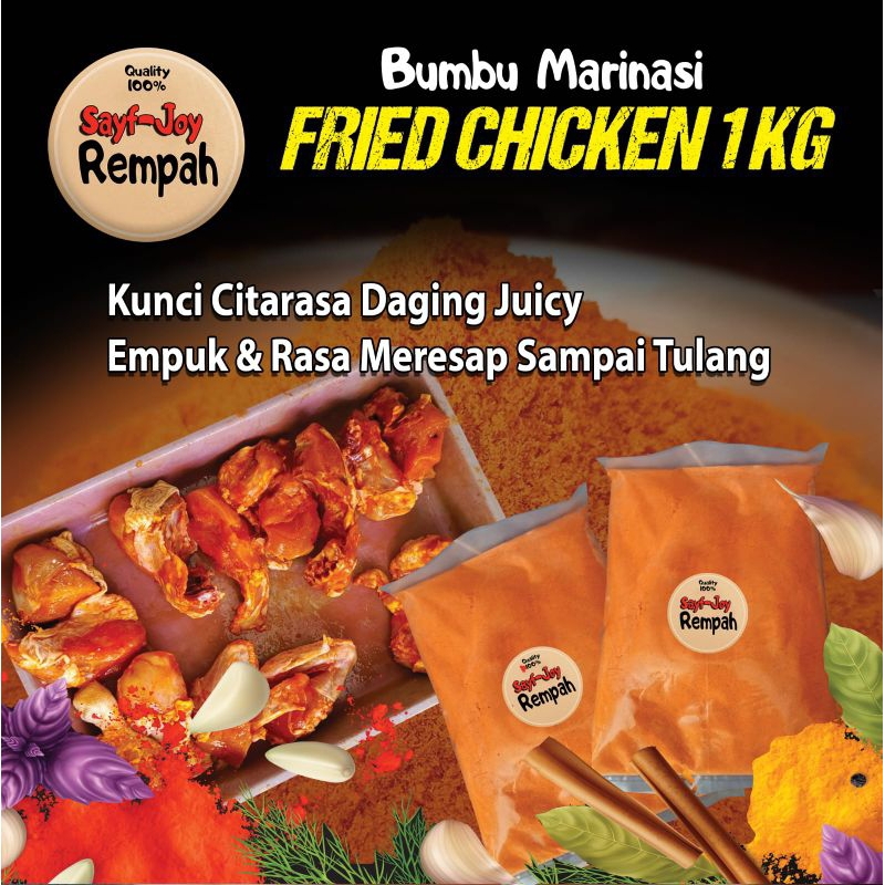 

Marinasi Bumbu Fried Chicken Siapp Pakai Ayam Juicy Dan Empuk Meresap Sampai ke Dalam Daging