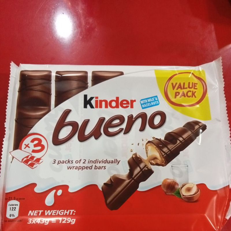 

kinder bueno value pack 3*2bars