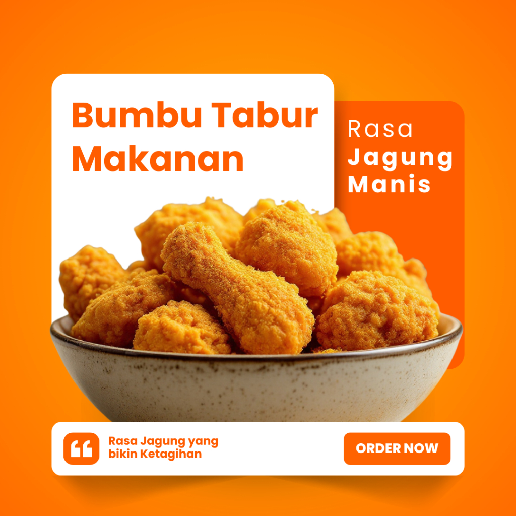 

BUMBU TABUR KENTANG GORENG RASA JAGUNG MANIS 30GR