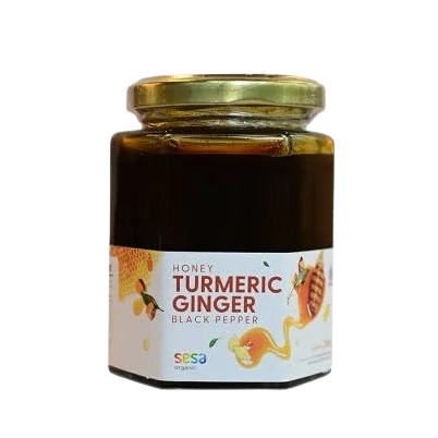 

Sesa Honey Tumeric Ginger 250ml - Madu Alami Kesehatan Keluarga