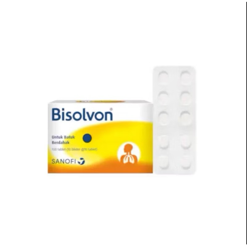 Bisolvon 8mg Blister 10 Tablet - Tablet Obat Batuk Berdahak