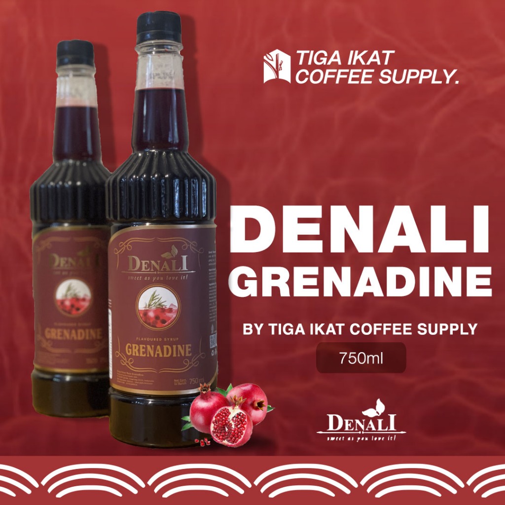 

Denali Sirup Grenadine - Coffee Syrup Flavour Grenadine - 750 ml